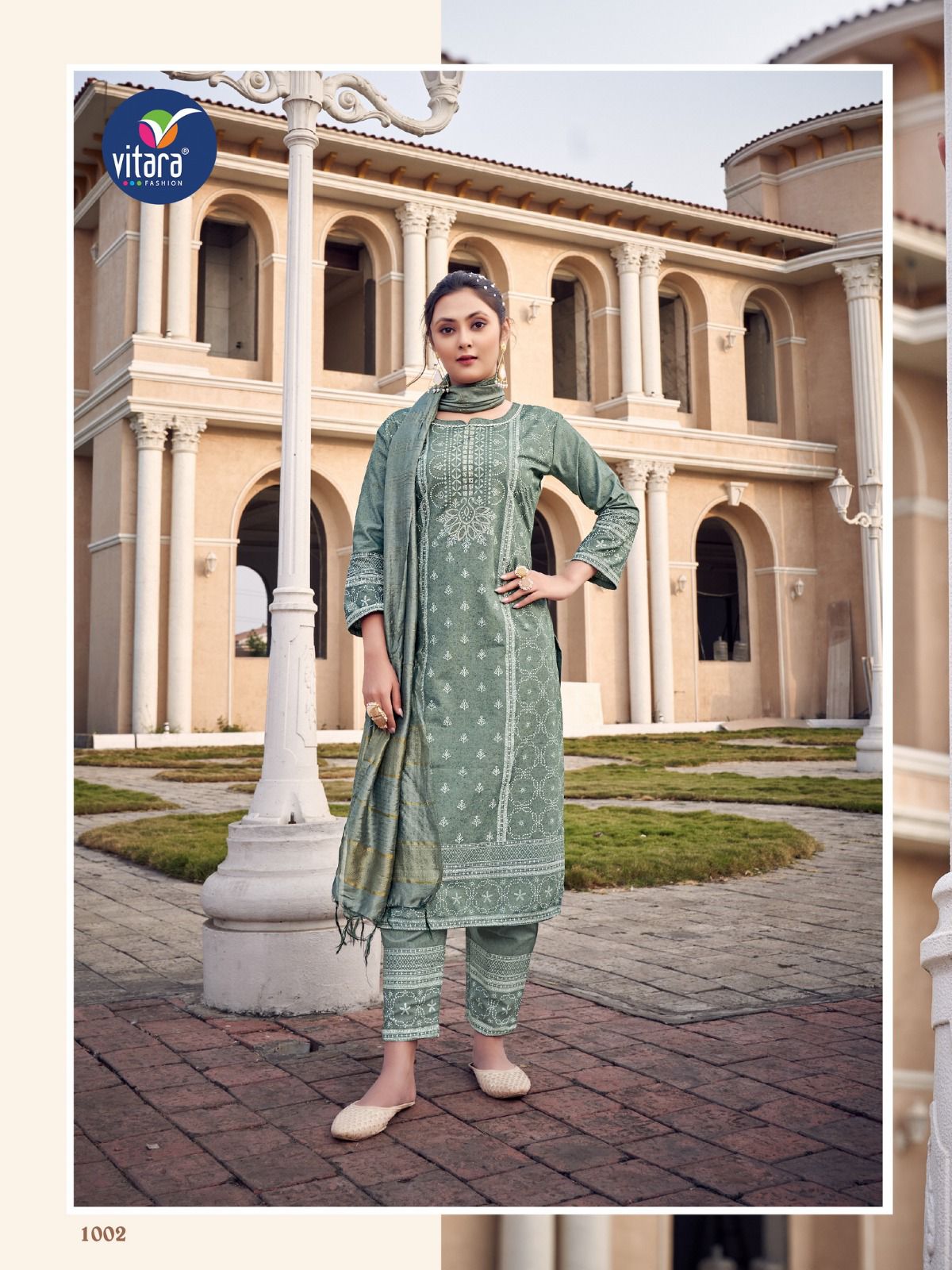 ROMAN 2 Vitara Fashion Festive Wear Wholesale Cotton Salwar Suit Catalog